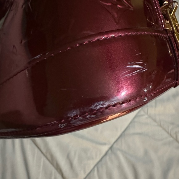 Preowned…Authentic….Excellent DEAL! Louis Vuitton Vernis Alma GM bag! - Picture 12 of 17